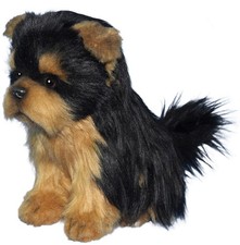 HANSA Yorkshire Terrier Plush Toy Realistic Stuffed Dog 16cm