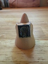 Vintage Intaglio Sterling Silver Hematite Roman Solider Ring