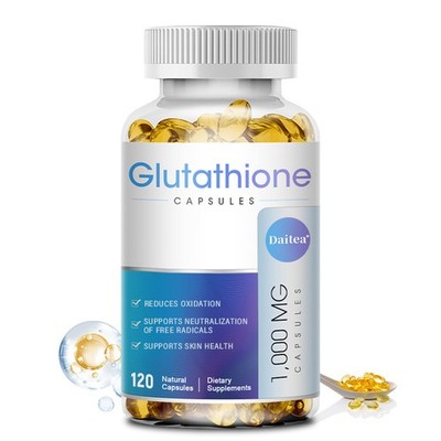 1000mg Glutathione Complex 30/60/120 Caps - for Skin Whitening, Liver Detox 