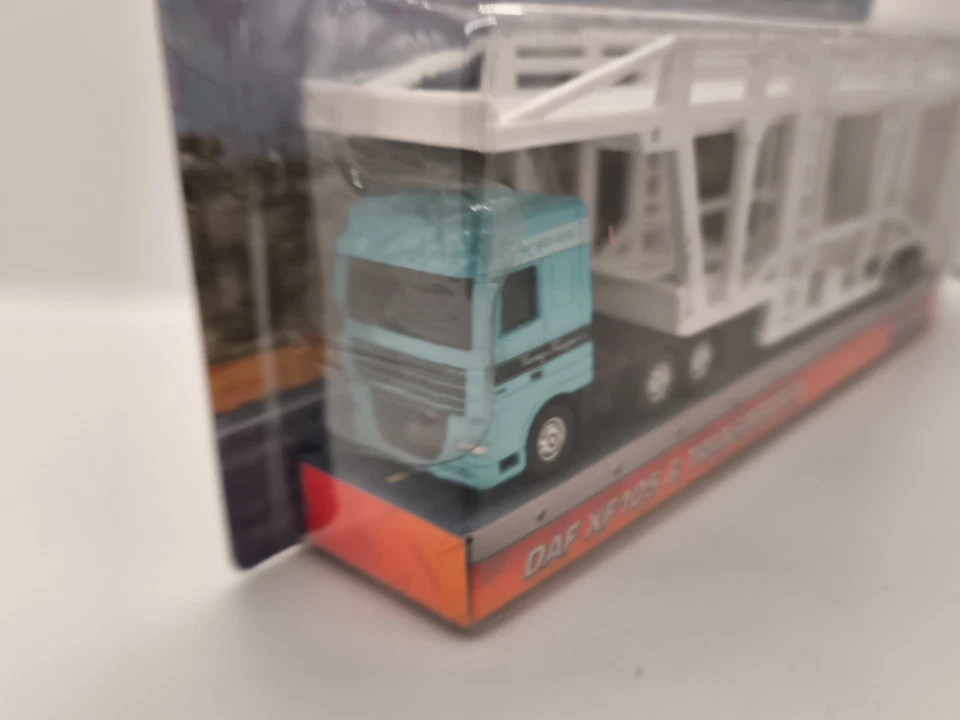 DAF XF105 CAR TRANSPORTER MATCHBOX MBX SUPER CONVOY R0660 VON 2010 IN OVP BOX - Bild 2 von 3