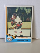 1974-75 Topps Hockey #195 Denis Potvin New York Islanders EX ROOKIE HOF