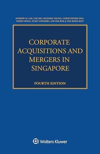 Corporate Acquisitions and Mergers in - Paperback, by Lim Andrew M. - New