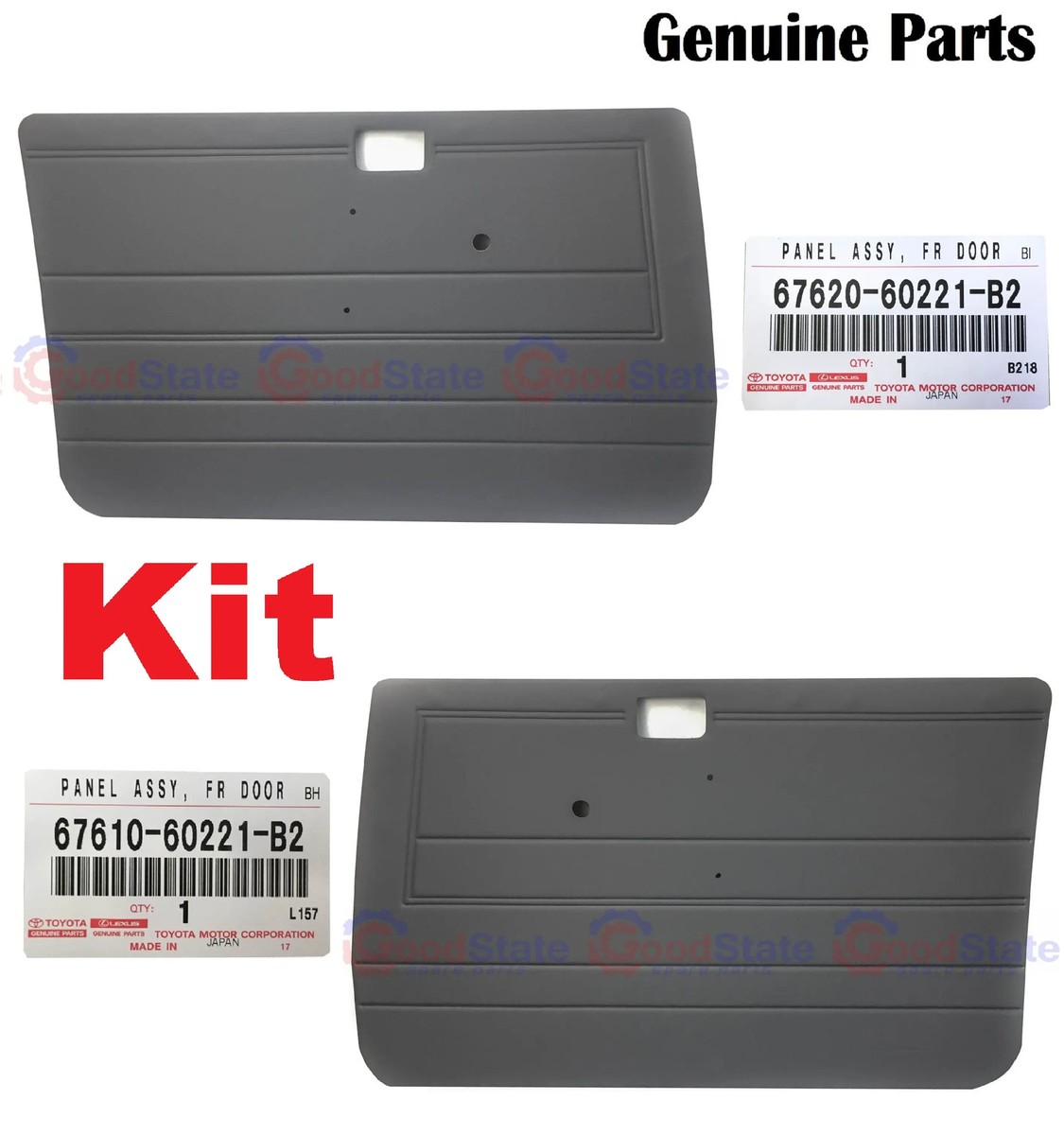 画像内容 Genuine LandCruiser 78 70 79 Series Front LH RH Door Trim Card