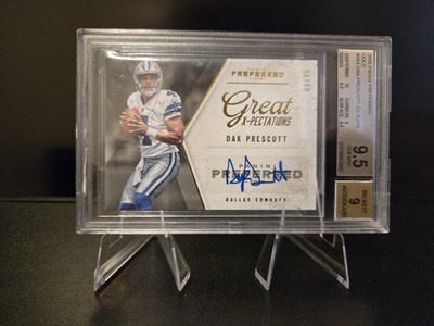 2016 PREFERRED GREAT X-PECTATIONS DAK PRESCOTT GOLD AUTO RC NUMBER MATCH!! 04/10