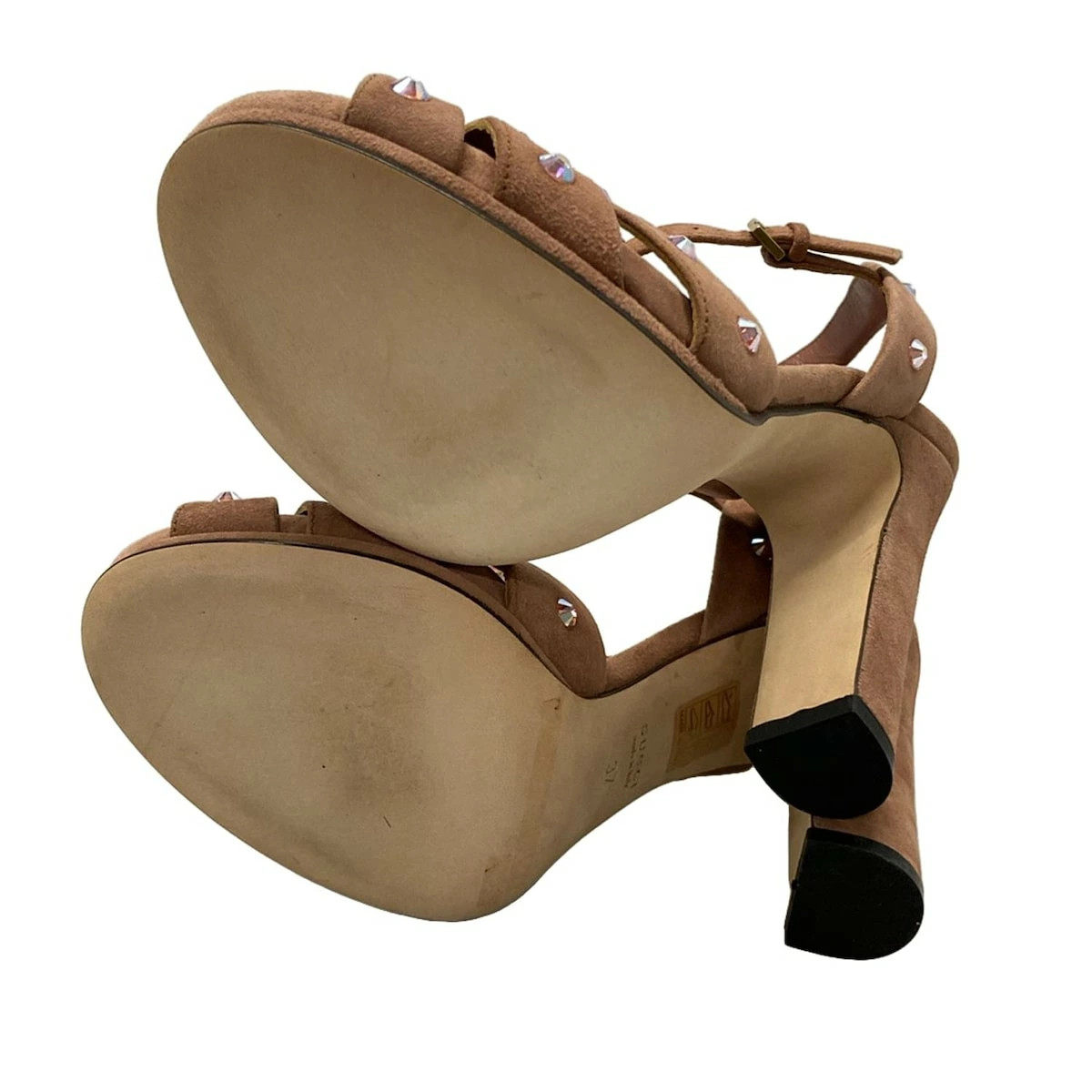 GUCCI sandals rhinestone pink thumbnail 8