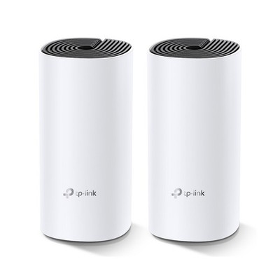 TP-Link Deco M4 WLAN Mesh System, 2er Set AC1200 Dual-Band, 2x Gb LAN/WAN (pro E