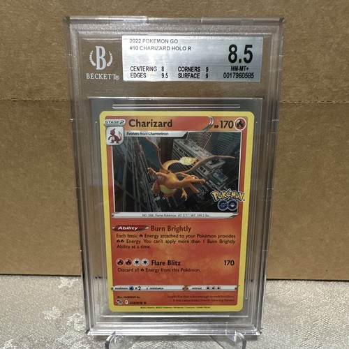 Charizard graded BGS 8.5 for sale on eBay
