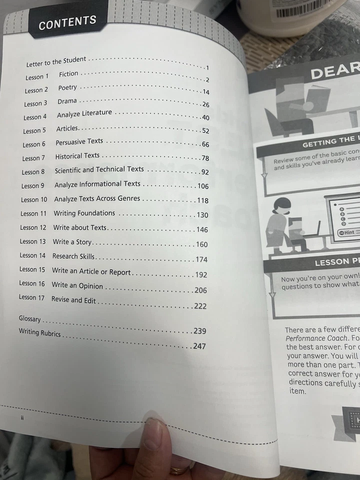 Florida B.E.S.T Performance Coach, English Language Arts, Grade 3 - Image 4 of 4