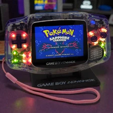 Nintendo Game Boy Advance Ultimate FunnyPlaying Screen, RGB LED Buttons, USB-C