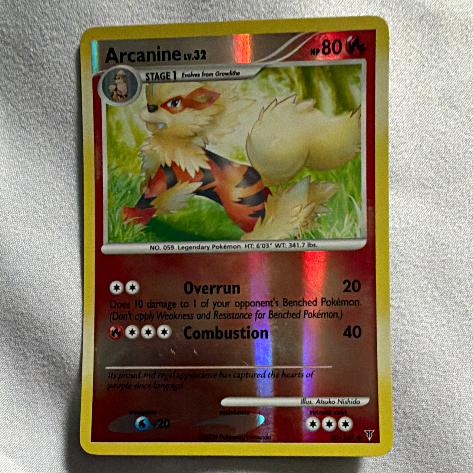 Arcanine Supreme Victors 50/147 Reverse Holo Uncommon Pokémon card