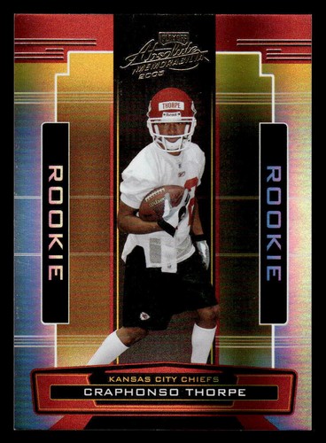 2005 Playoff Absolute #170 Craphonso Thorpe Rookie SP #d /999! Chiefs - Picture 1 of 2