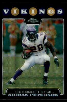 2008 Topps Chrome #TC164 Adrian Peterson Xfractors