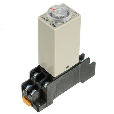 AC DC 110 V 220 V 24 V 12 V H3Y-2 Relè Temporizzato Min Secondi - Foto 5