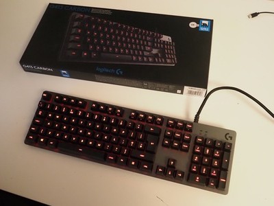 Logitech G413 Kabelgebundene Mechanische Gaming Tastatur - Carbon Edition