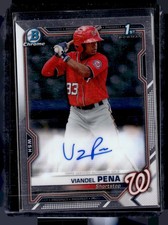 2021 Bowman Chrome #CPA-VP Viandel Pena Prospect Autographs
