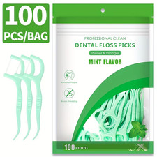 500/300/100Pcs Ultra-Fine Mint Flavored Toothpicks, Safe High-End Toothpick Stic