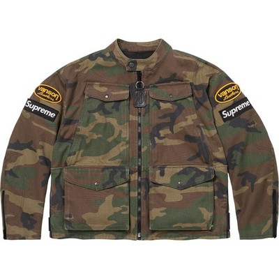 Supreme x Vanson Leathers Cordura Jacket Pink Camo Black 3colors