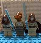 Lego Star Wars Jedi Minifigure Lot Of 3 - Nahdar Vebb, Obi Wan X2