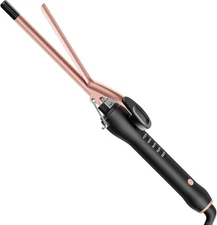 3/8 Inch Curling Iron Wand, 9Mm Skinny Barrel, 5 Adjustable Temperatures - NEW