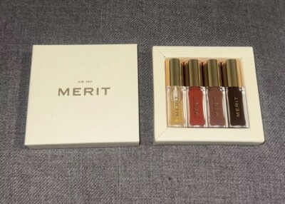 MERIT Shade Slick Tinted Lip Oil 0.23oz/7mL Full Sz 4 Different  Assorted Color