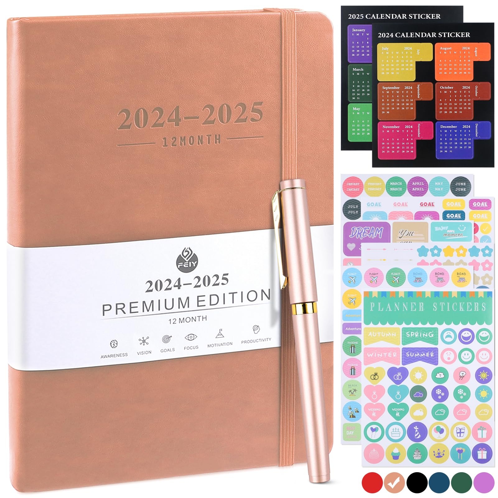 Hourly Planner 2024-2025 Planner 2024-2025 Daily Weekly and Monthly from July...