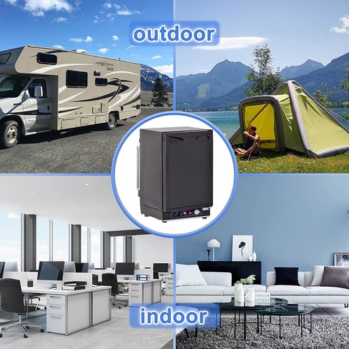 Smad 3 Way 12V Gas Fridge 220V Campervan Leisure Motorhome Propane refrigerator - Picture 11 of 12