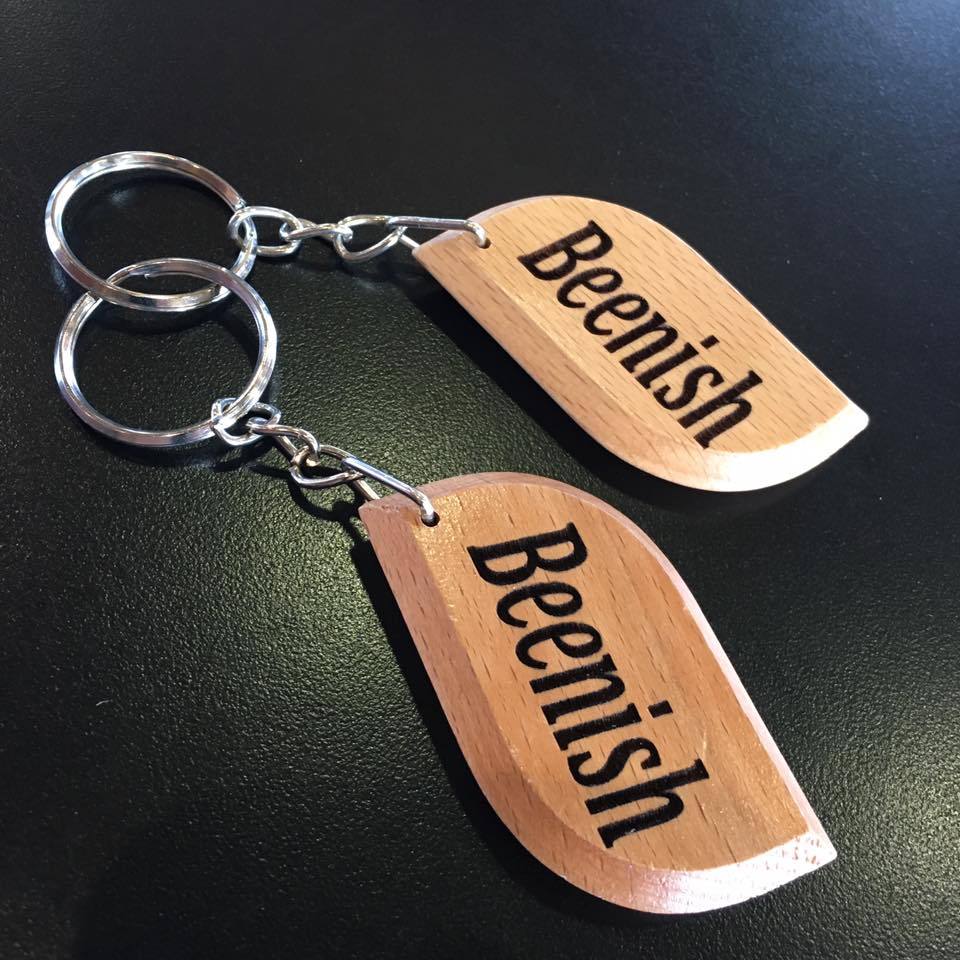 PERSONALISED ARABIC NAMES WOODEN KEYRINGS KEYCHAINS GIFT KEY FOB BILAL ...