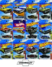 Hot Wheels Chevrolet, Nova, El Camino, Monte Carlo, Chevelle, Bel-Air, Nomad