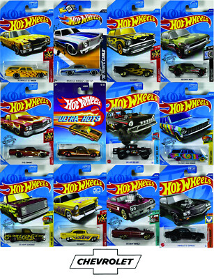 Hot Wheels Chevrolet, Nova, El Camino, Monte Carlo, Chevelle, Bel-Air, Nomad