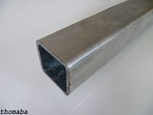 Vierkantrohr Verzinkt 80x50x3mm – S235JRH, Länge Produktbild-Vorschau 2
