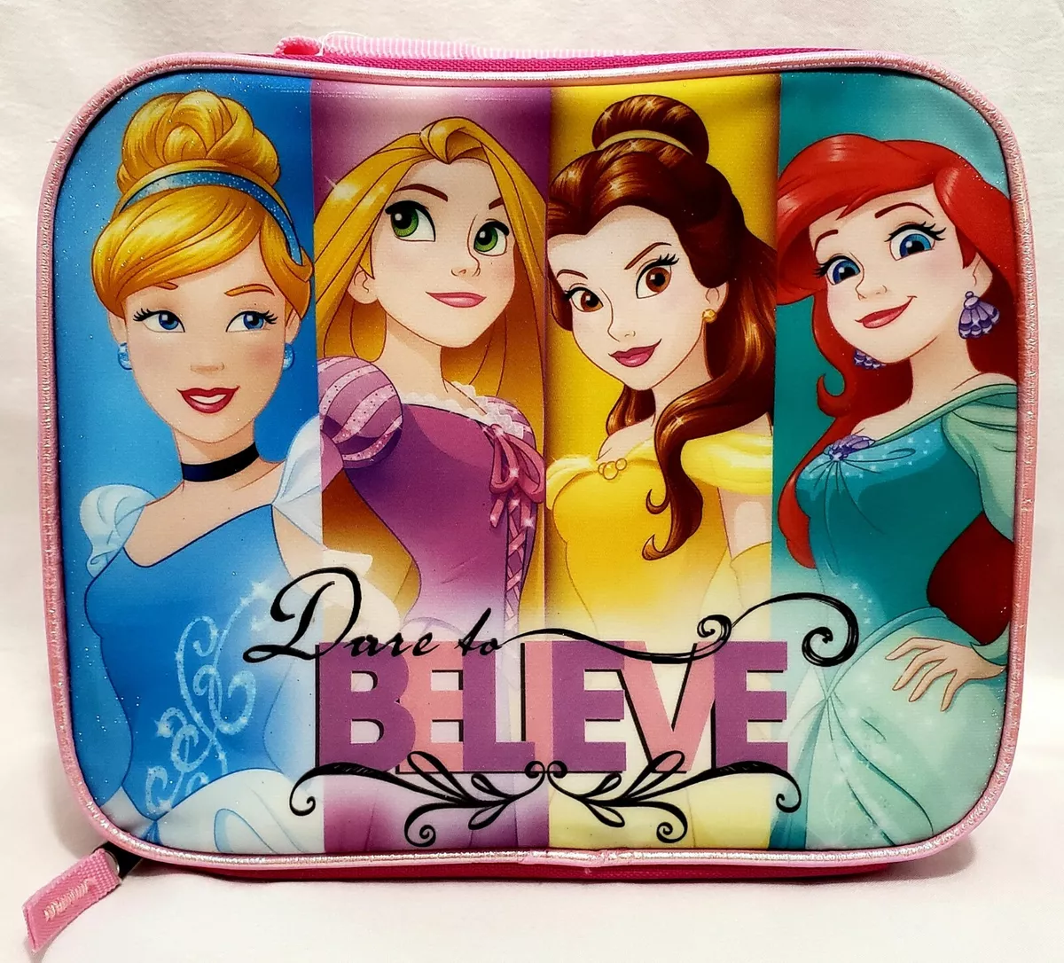 DISNEY PRINCESS LUNCH BAG INSULATED LUNCH BOX WITH HANDLE