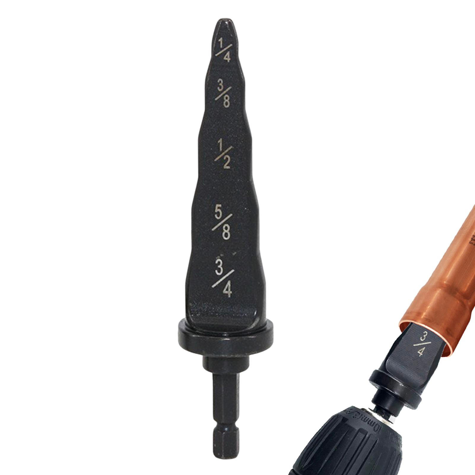 5 In 1 HVAC Swage Tool Copper Manual Pipe Expander Drill Bit, Tube