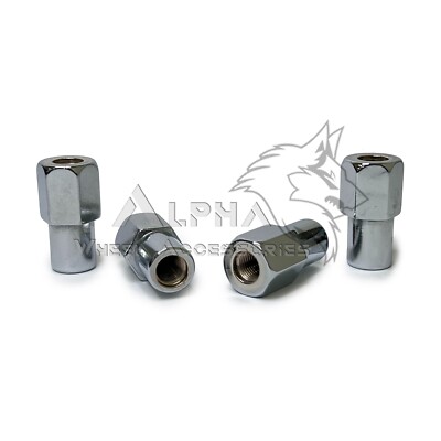 20 Lug Nuts 7/16-20 Chrome Flat Top Mag .75 Shank & Standard - Foto 7