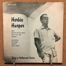 Herbie Harper &ldquo;Jazz In Hollywood&rdquo; RARE NOCTURNE 10&rdquo; BLUE WAX CLEAN BUD SHANK