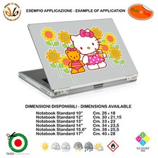 Hello kitty daisy sticker notebook tablet sticker picture print pvc 1pc