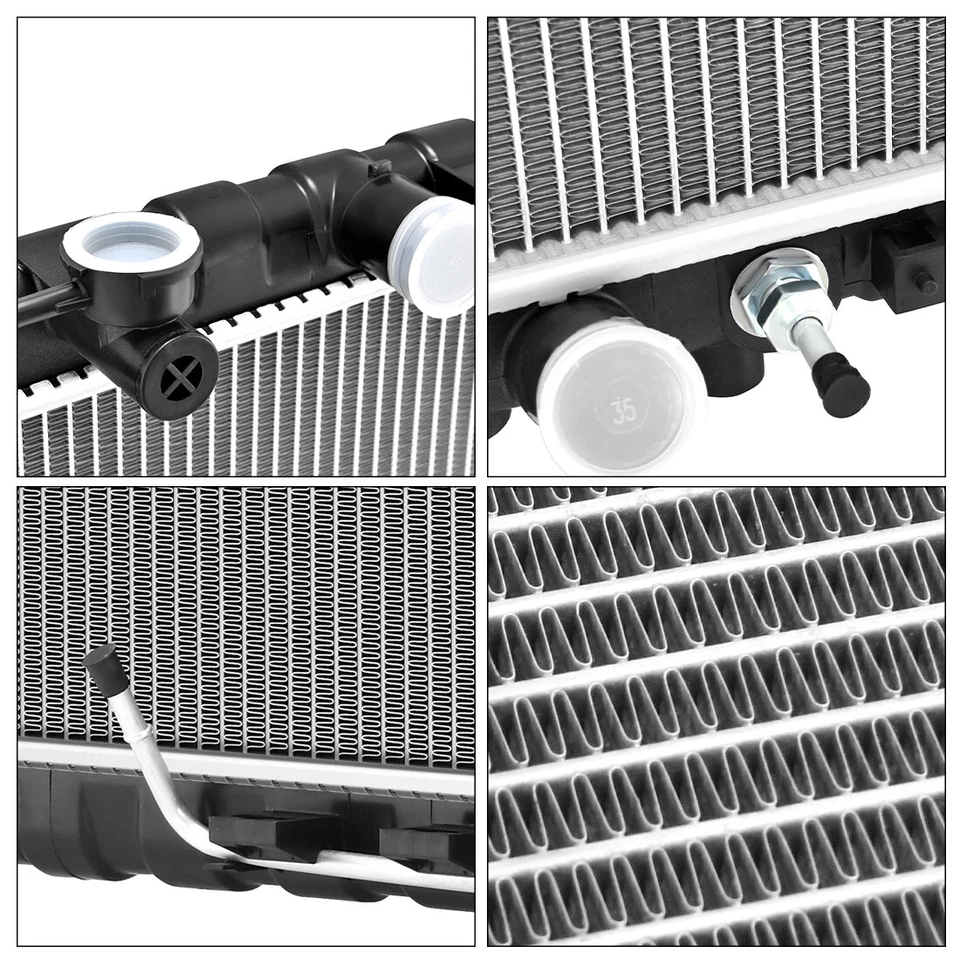 Radiador 2339 para Hyundai Sonata 1999-2005 2001-2006 Kia Optima 2,4 L 2,5 L 2,7 L Foto 2 de 4