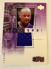 Shaquille O'Neal 2000-01 Upper Deck Slam Flight Gear Game Used Patch Card