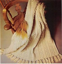 Irish Afghan Pattern in Crochet Vintage