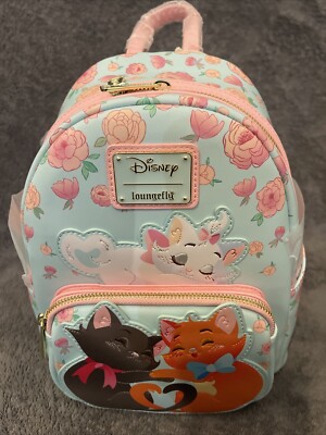 exclusive - the aristocats sassy marie mini backpack Loungefly House This Exclusive Loungefly Sassy Marie Mini Backpack is made of vegan leather (polyurethane) Loungefly- Disney The Aristocats Sassy
