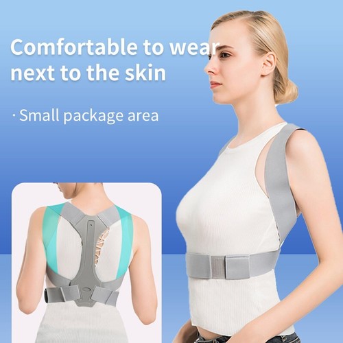 Brace Support Belt Adjustable Back Posture Corrector Clavicle Spine Back Shoulde - Picture 8 of 8
