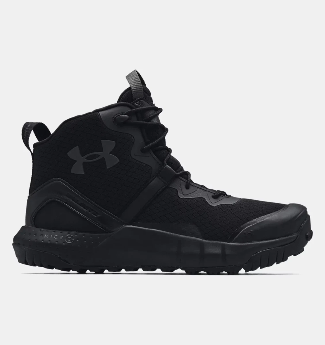 Under Armour Men s UA Micro G Valsetz Zip Mid Tactical Boots in Black