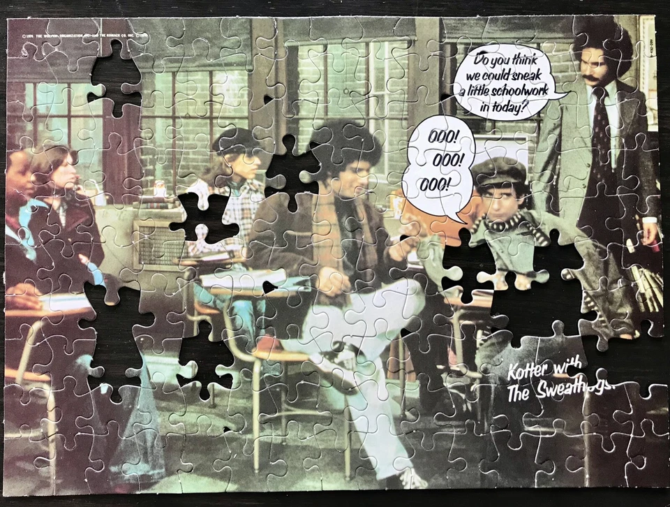 Welcome Back Kotter Sweathogs Puzzle 1976 HG Toys INCOMPLETE See Photo - Image 2 of 4