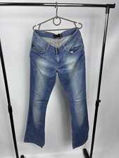 Just Cavalli Jeans Bule Size 26 Big Logo