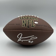 Jevon Kearse Signed Wilson NFL Football - Schwartz Tennessee Titans