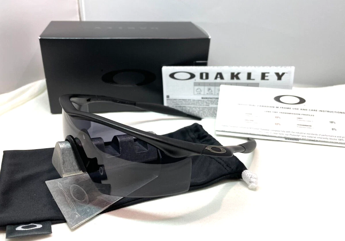 OAKLEY M FRAME 1.0 STRIKE MATTE BLACK GREY INDUSTRIAL SUNGLASSES