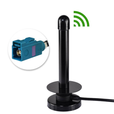 20dBi DVB-T2 ATSC TV Fakra Z Magnetic Base Antenna for Car DVD Stereo Head Unit2