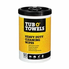Tub O Towels TW90 Heavy Duty Multi-Surface Cleaning Wipes - 10"x12" Size - 90 ct