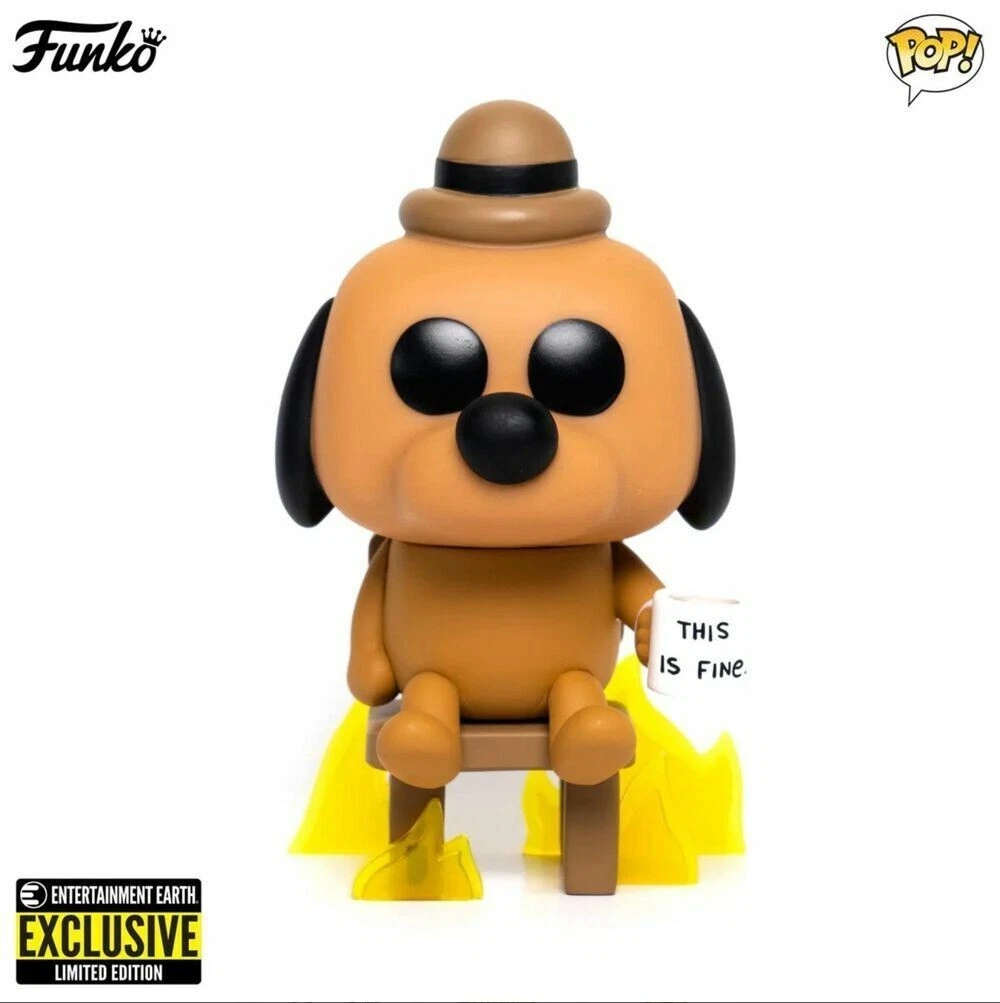 Icons: This Is Fine #56 - This Is Fine Dog (Entertainment Earth Exclusive)