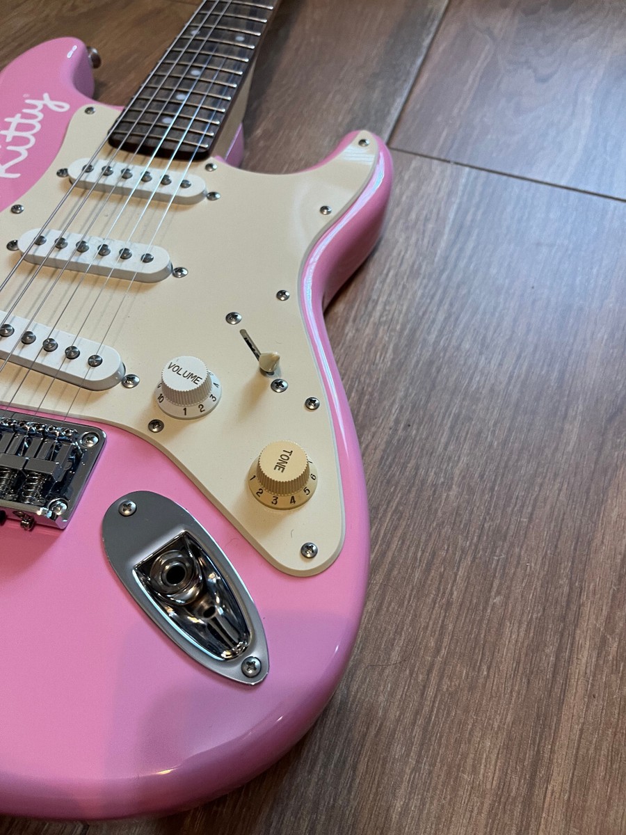 Hello Kitty Pink Squier mini guitar by Fender | eBay