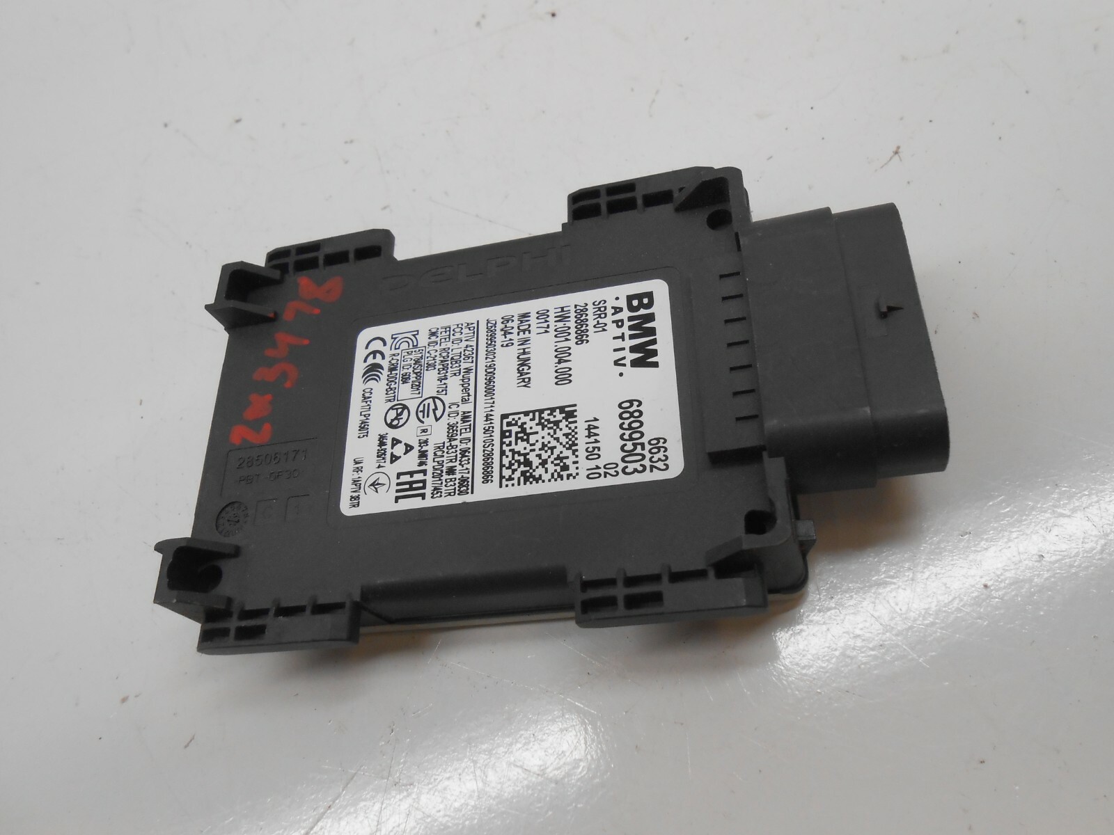 2019 BMW X5, 330I Blind Spot Radar Alert OEM 66326899503 / 6899503 